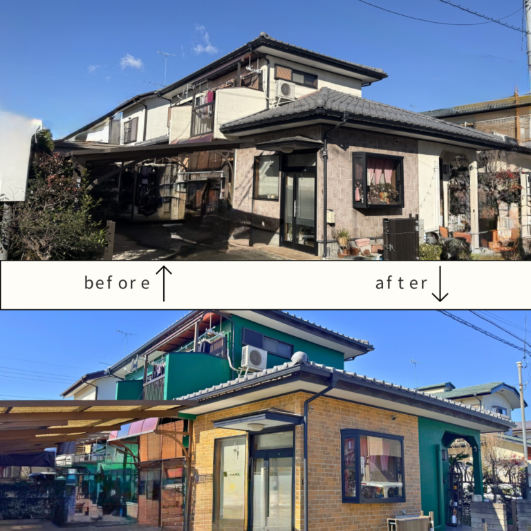 栃木県下都賀郡壬生町/築37年モルタル外壁塗装